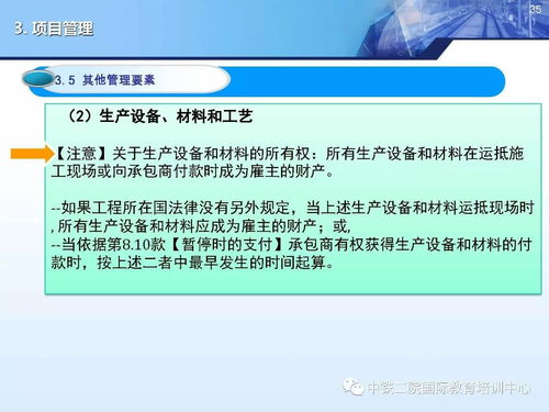 国际工程合同管理与造价管控 精品课件 一
